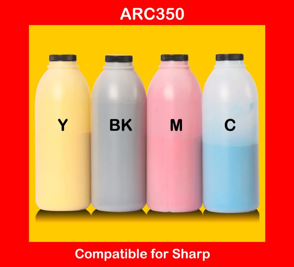 compatible for Sharp arc350 c350 350 refill color font b toner b font powder high quality