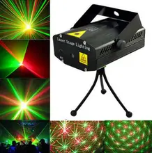 Mini R&G Laser Light Lighting Lamp Projector DJ Disco Stage Show Club Bar Home Party DJ Disco Stage Light US Plug #A