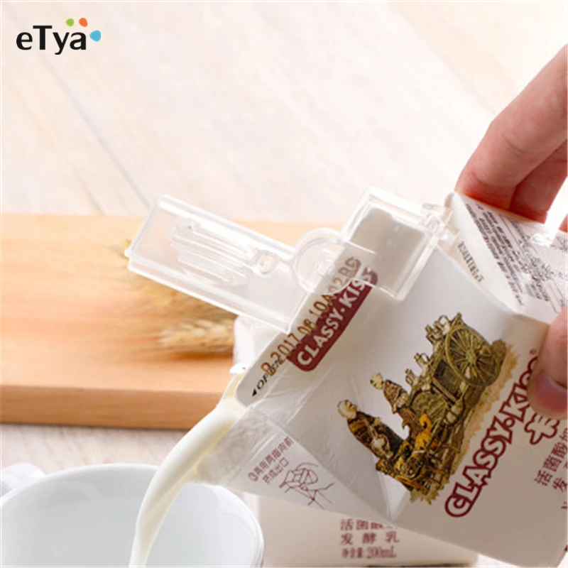 

2pcs Househould milk Storage Seal Sealing Pour Bag Clips Sealer Clamp milk Bag Clip Kitchen Tool Home Food Close Clip Seal