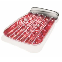 Надувной плавательный бассейн для взрослых, Плавающий надувной матрас для мяса с подушкой, подстаканник, морской пляж, надувной матрас