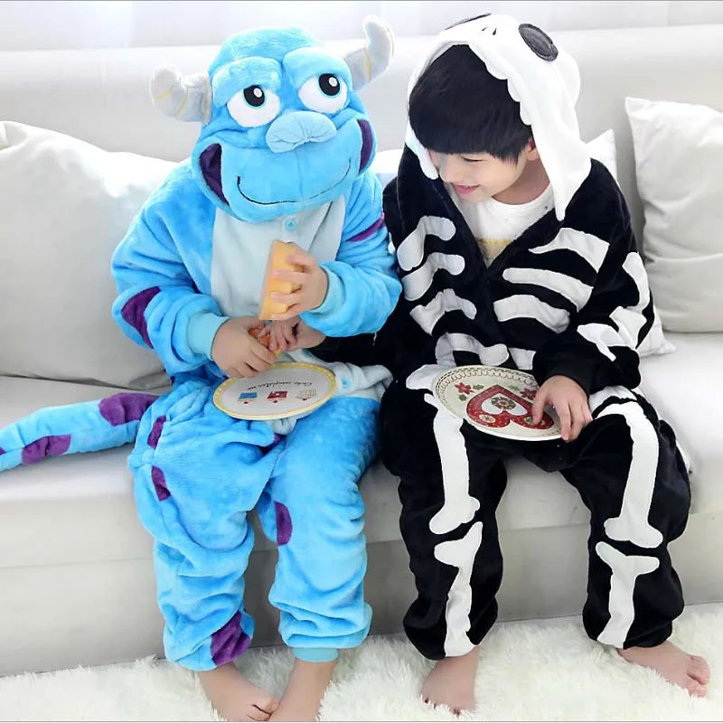 Skeleton Overalls Blanket Jumpsuit Children Christmas Halloween Pajamas Onesie Kids Cosplay Flannel Sleepwear Cosplay Costumes Skeleton Overalls Blanket Jumpsuit Children Christmas Halloween Pajamas Onesie Kids Cosplay Flannel Sleepwear Cosplay Costumes