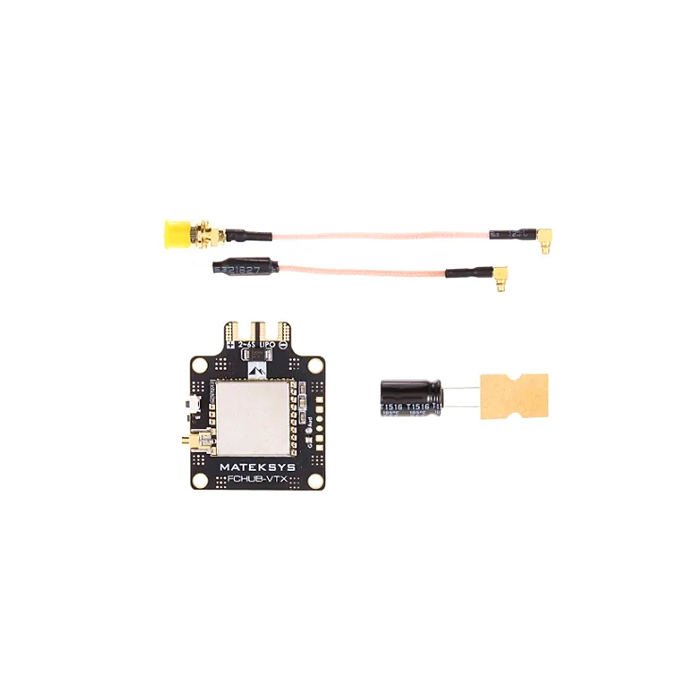 Видео передатчик 5 8G Matek FCHUB VTX 6 ~ 27 V PDB V/1A BEC для RC Racing Multticopter многофункциональная