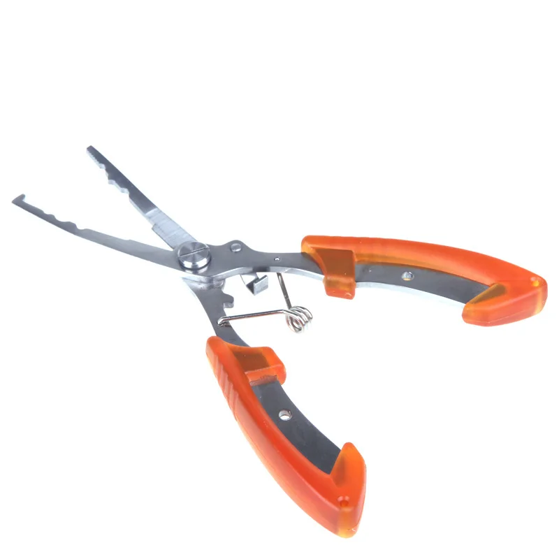 

6.3" Multifunctional Stainless Steel Fishing Plier Scissors Line Cutter Hook Cut Remove Fishing Tackle Tool