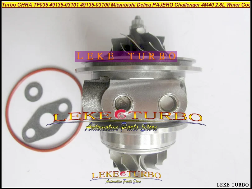 Water Cooled Turbo Cartridge CHRA TF035 49135-03101 49135-03100 49135-03110 For Mitsubishi PAJERO Delica 2.8L 4M40 (3)