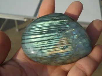 

125g Natural Labradorite Crystal Rough Polished Madagascar free shipping