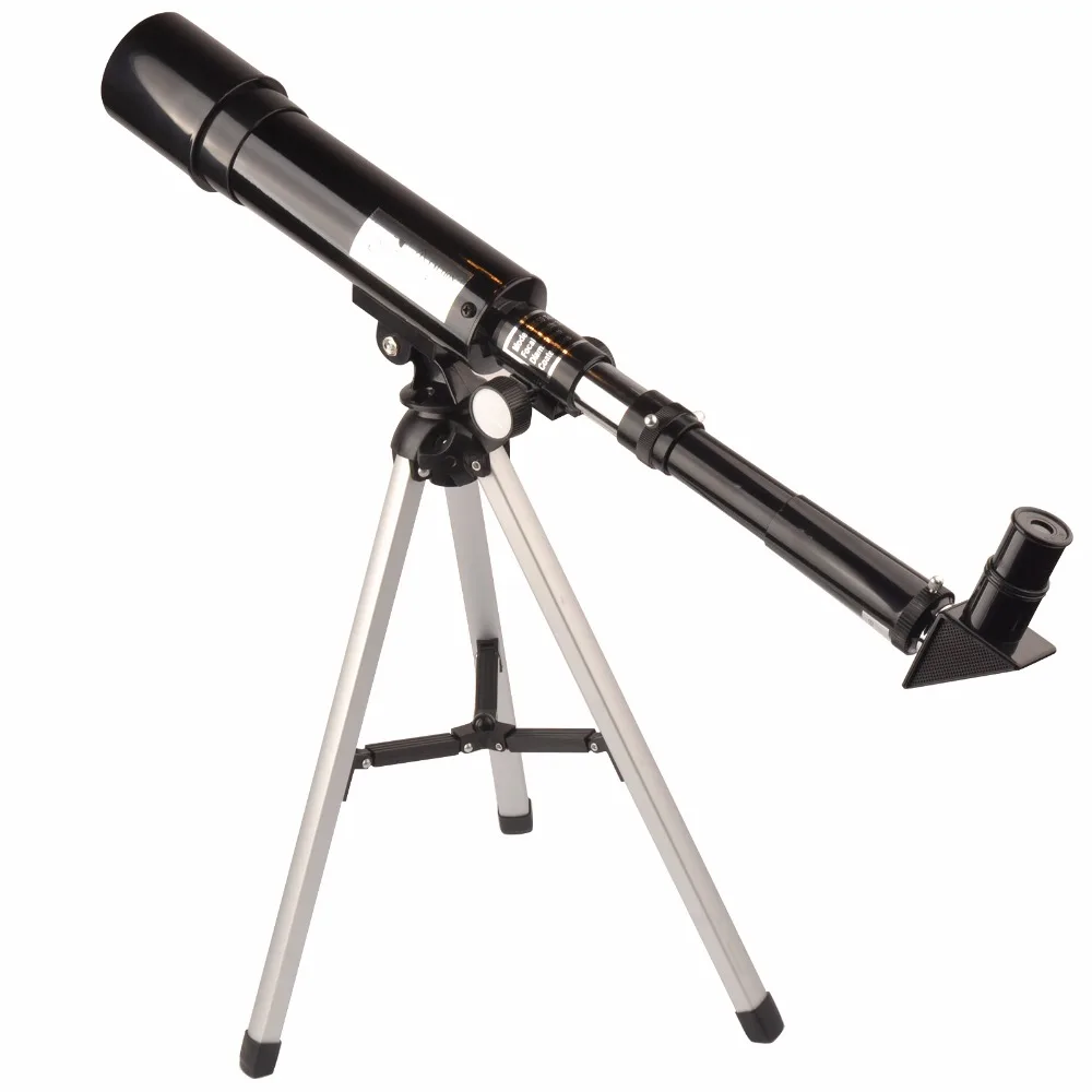 2 цвета Монокулярные астрономические телескопы Зрительная труба рефракционный астрономический телескоп с портативным штативом