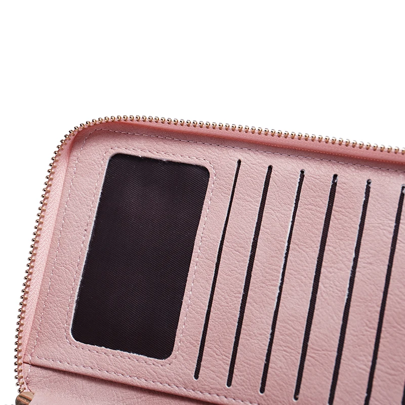 Women Wallets Fashion Leather Wallet Leisure Luxury Brand Clutch Ladies Bag Long Purses Card Holder Organizer Billeteras Mujer