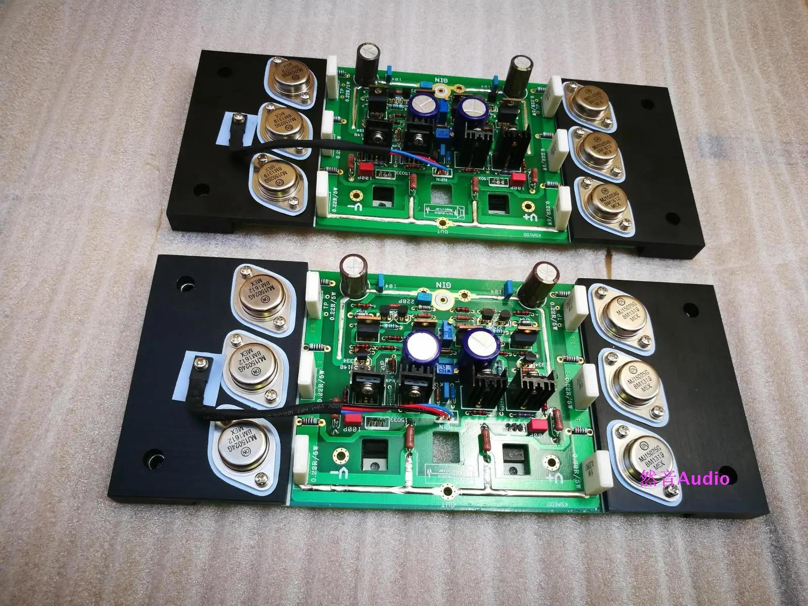 

ZEROZONE One pair 40W +40W Class A Power amplifier kit base on KSA100MKII circuit L6-19