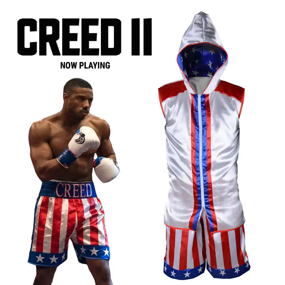 Kids Boxing Costume Creed 2 Costume Adonis Johnson Boxing Suit Boy