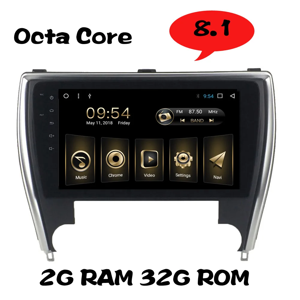 

Ectwodvd 2018 Newest Octa Core Android 8.1 Car GPS Navigation for Toyota Camry 2015 2016-( America) Auto DVD Multimedia Player