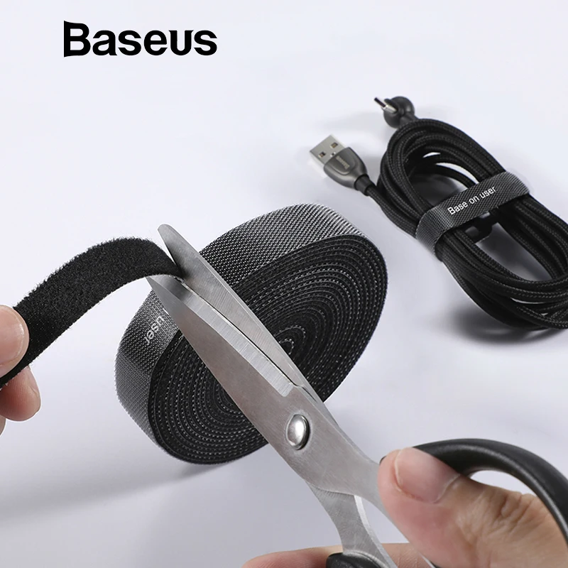 Baseus Cable Organizer USB Cable Winder For iPhone Lightning /Micro Usb