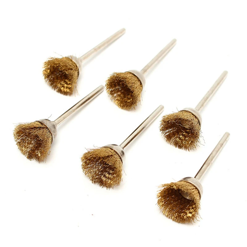 98pcs/set  Brass Steel Wire Brushes Polishing Wheels Sand Drum kit for Rotary Tool