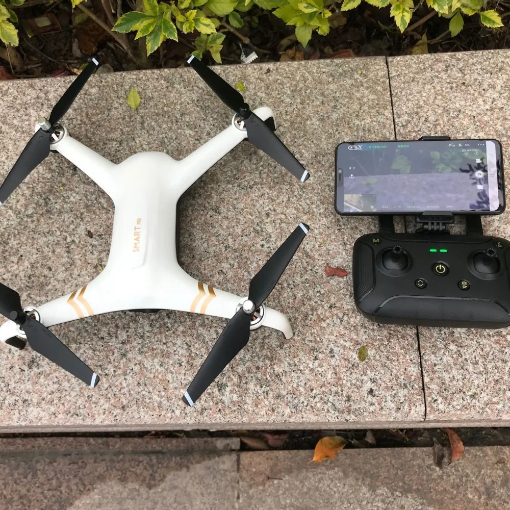 Cfly Smart Pro Drone gps 2 км Расстояние полета 25 минут RTF бесщеточный двигатель оптический поток 1 км FPV 2 оси Gimbal