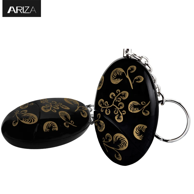 

Ariza portable personal alarm keychain panic alarm emergency safety alarm 120db loud anti-attack anti-rape sound alarm keychain