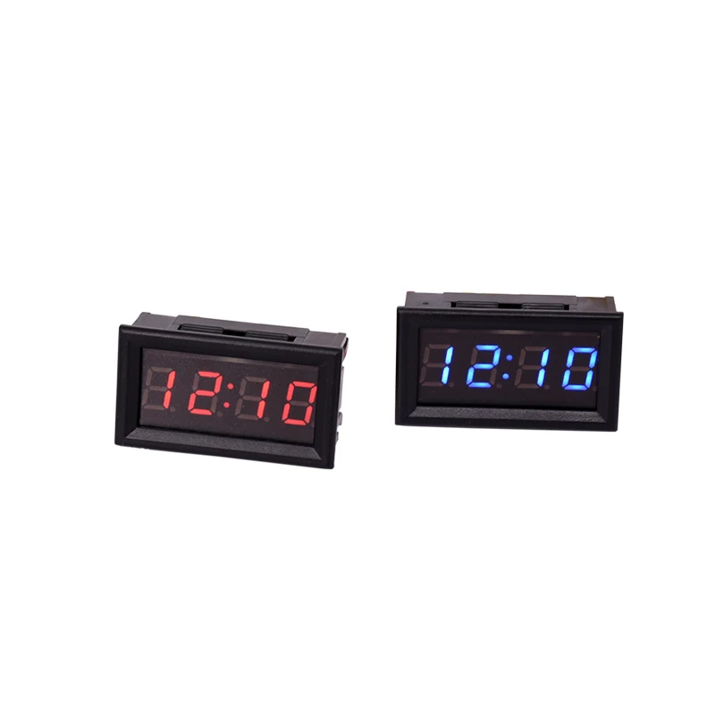 Red Led Diy Vehicle Electronic Clock Kit Car Motorcycle Timer Led