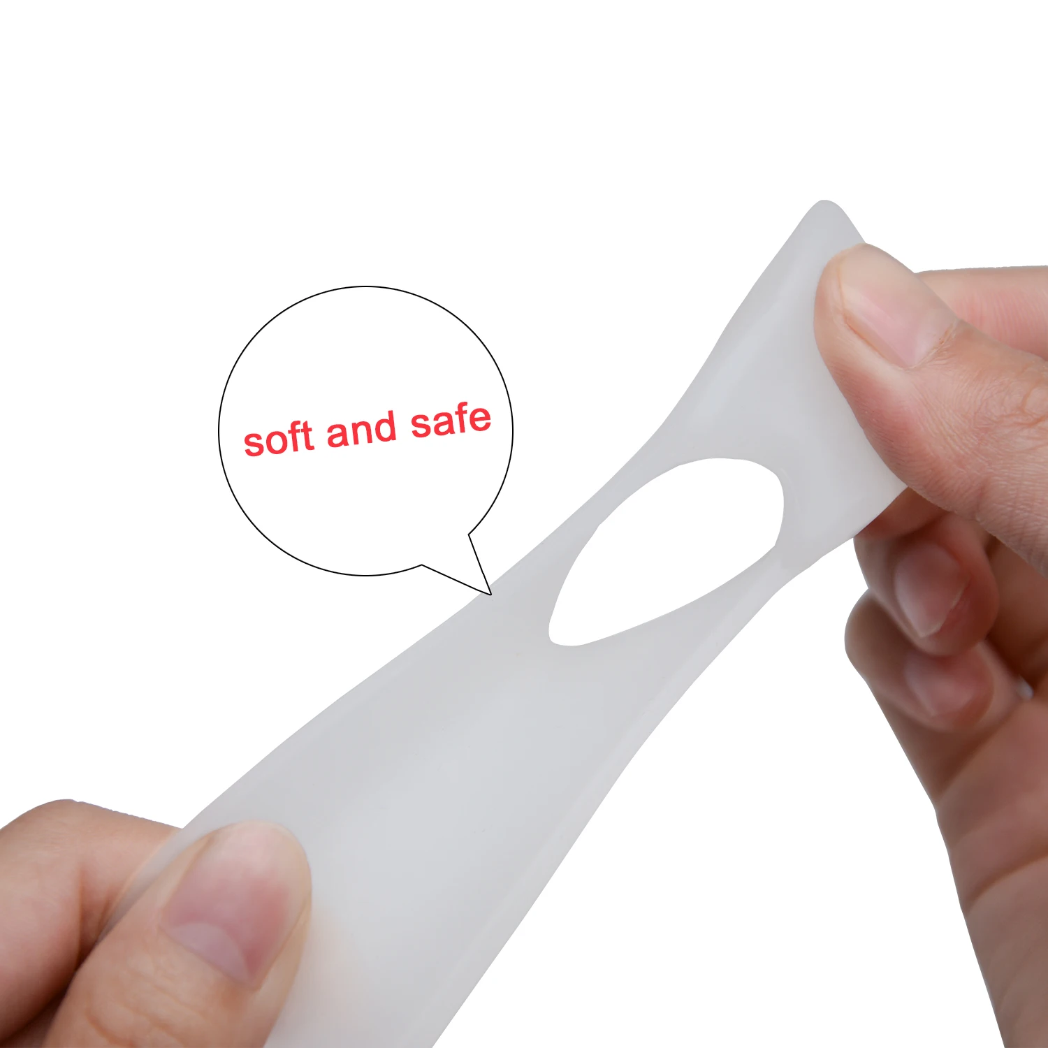 2 Pcs. Silicone Gel Banins Tires Of The Big Toe Separator Overlap Spreader Protection Corrector Valgus Foot Massager C147
