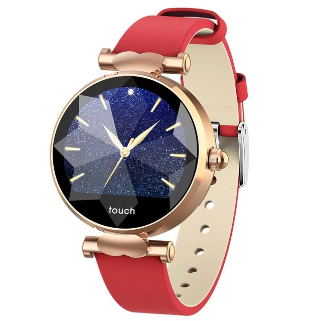 gold-red leather