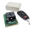 Interruptor de control remoto inalámbrico, módulo receptor por relé RF 4NO + 4NC, 12VDC, 4 vías, 433MHZ ► Foto 1/6