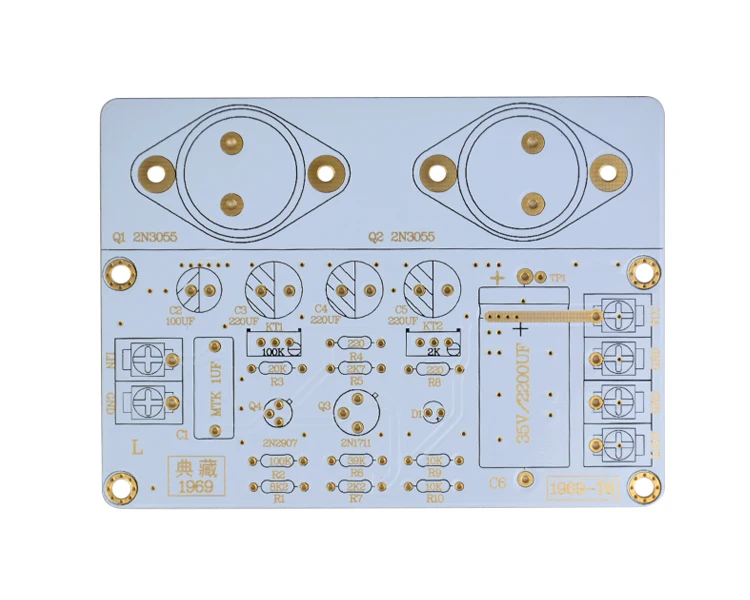 AIYIMA 1 шт. 1969 печатная плата усилителя мощности доска голая доска для Diy 1969 Amp