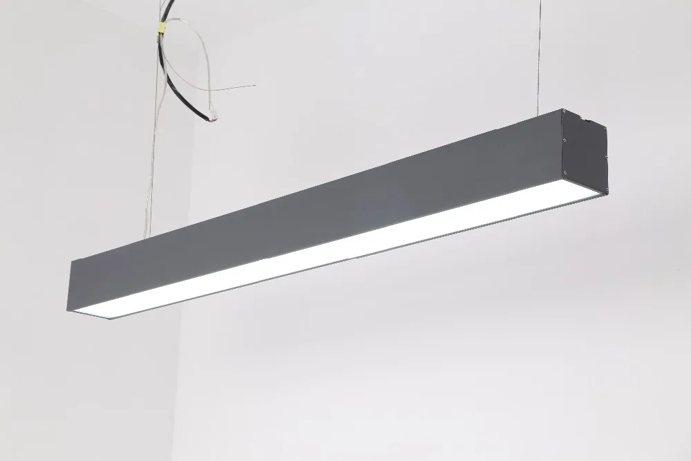 Custo de Transporte Conduziu a Luz do Pendente Emissor de Luz do Escritório o Custo de Transporte Livre Linear Diodo Suspenso Levou Luz Linear 600 e 900 e 1200 e 1500mm 3 Frete grátis custo led luz pingente, escritório