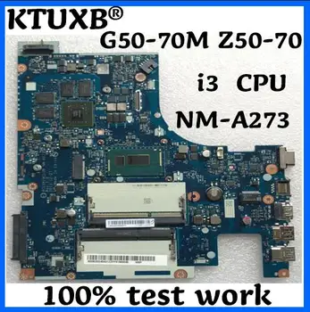 

KTUXB ACLUA / ACLUB NM-A273 motherboard for Lenovo Z50-70 G50-70M notebook motherboard CPU i3 GT840M 2G DDR3 100% test work