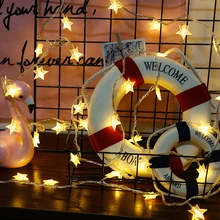 6M 40LEDs 3AA Battery USB Powered STAR Shaped Theme LED String Fairy Lights Christmas Holiday Wedding Decoration party Lighting 6M 40LEDs 3AA Battery USB Powered STAR Shaped Theme LED String Fairy Lights Christmas Holiday Wedding Decoration party Lighting