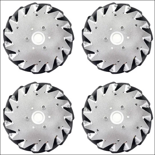 Набор алюминиевых колес Mecanum 152 мм (4 шт.) 14101|set of|set 4set piece |