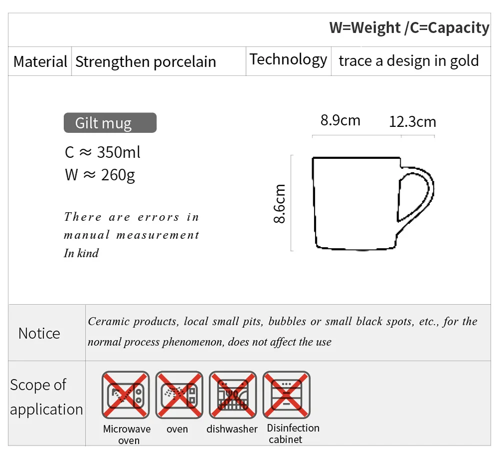 MDZF SWEETHOME Ceramic Mug Large Capacity Water Cup Simple Coffee Milk Mug with Handle