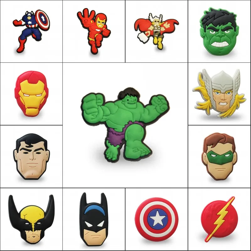

1pcs Single Piece Cool Avengers Cartoon PVC Fridge Magnets Home Decoration Refrigerator Magnetic Sticker Kids Gift Party Favors