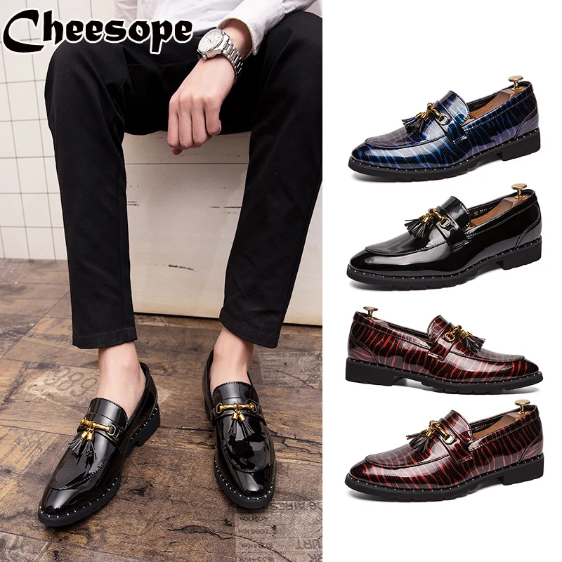 Plus Size Mens Dress Shoes Casual Business Men Shoes Brand Wedding Shoes Luxury Italian Style Casual Office Formal Shoes Men