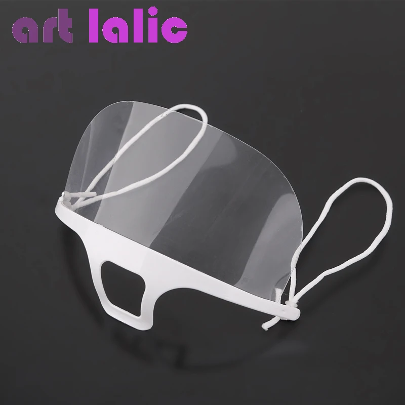 

10 Pcs Transparent Masks Anti Dust Fog Nail Art Beauty Salon Mask with Clear Lens Medicure Pedicure Tool Kit Set