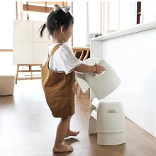 Thick Plastic Small Stool Bathroom Anti-Slip Stool Home Change Shoes Square Stool Children Bath Hand Wash Small Bench