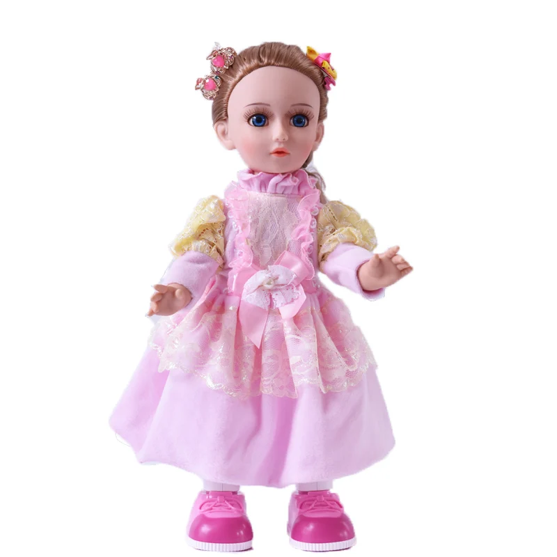 

Princess Anna 16'' 42cm interactive doll talking dancing Russian speaking walking doll girl gift