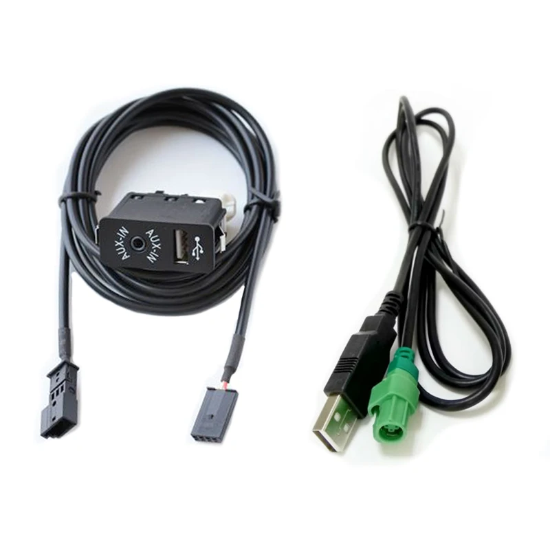 Biurlink USB/AUX порт AUX IN USB аудио адаптер 3Pin задний разъем для BMW E39 E46 E53 X5
