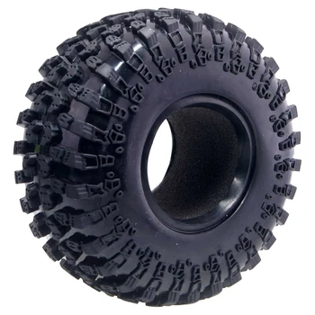 

4PCS/Lot 2.2inch Crawler Tire Simulated Climbing Tyre With Sponge Liner 128mm Spare Parts For RC Model Cars SCX10 AX10 Wraith