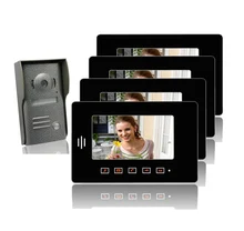ENVÍO GRATIS Home Building monitor manos libres de dos vías de intercomunicación IR Cámara de Visión Nocturna impermeable videoportero timbre de la puerta