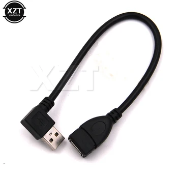 

Newest 10pcs/Lot 10cm USB 2.0 A Male to Female 90 degree Angled usb extension cord cable USB2.0 male to female right cable