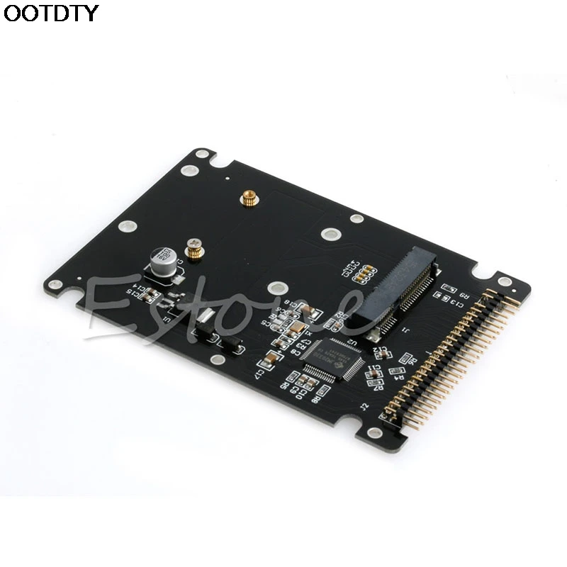

mSATA to 2.5" 44PIN IDE HDD SSD mSATA to PATA Converter Adapter Card with Case
