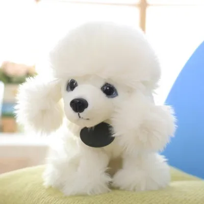 

lovely white poodle dog about 35 cm toy dog plush toy ,birthday gift x137