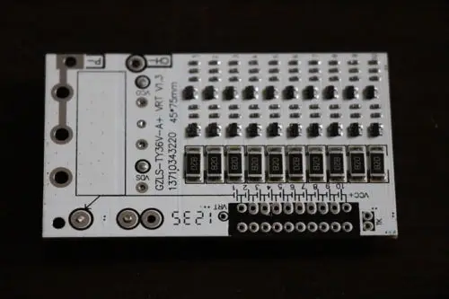 

10 Cells 36V 40A Balancing Lithium ion Phospate Battery Protection PCB Board