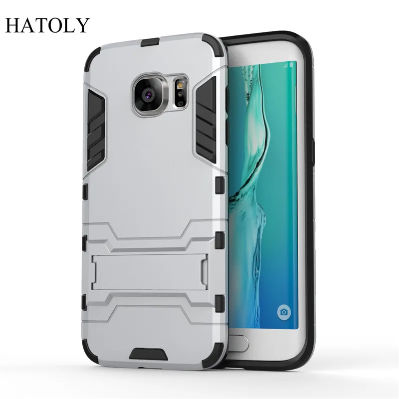 

Case For Samsung Galaxy S7 Edge Cover Soft TPU + Plastic For Samsung S7 Edge G9350 Phone Mobile Shockproof Funda Coque Capa Case