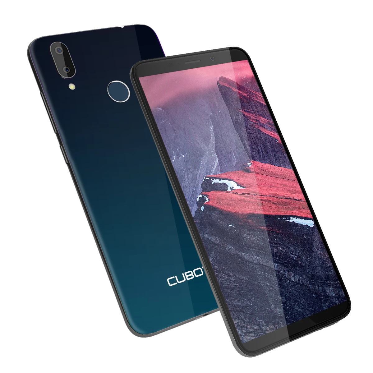 Мобильный телефон Cubot J7, 5,7 дюймов, 18:9, 2 ГБ, 16 ГБ, Android 9,0, смартфон MT6580, четырехъядерный, двойная камера, 2800 мАч, для распознавания лица, отпечатков пальцев