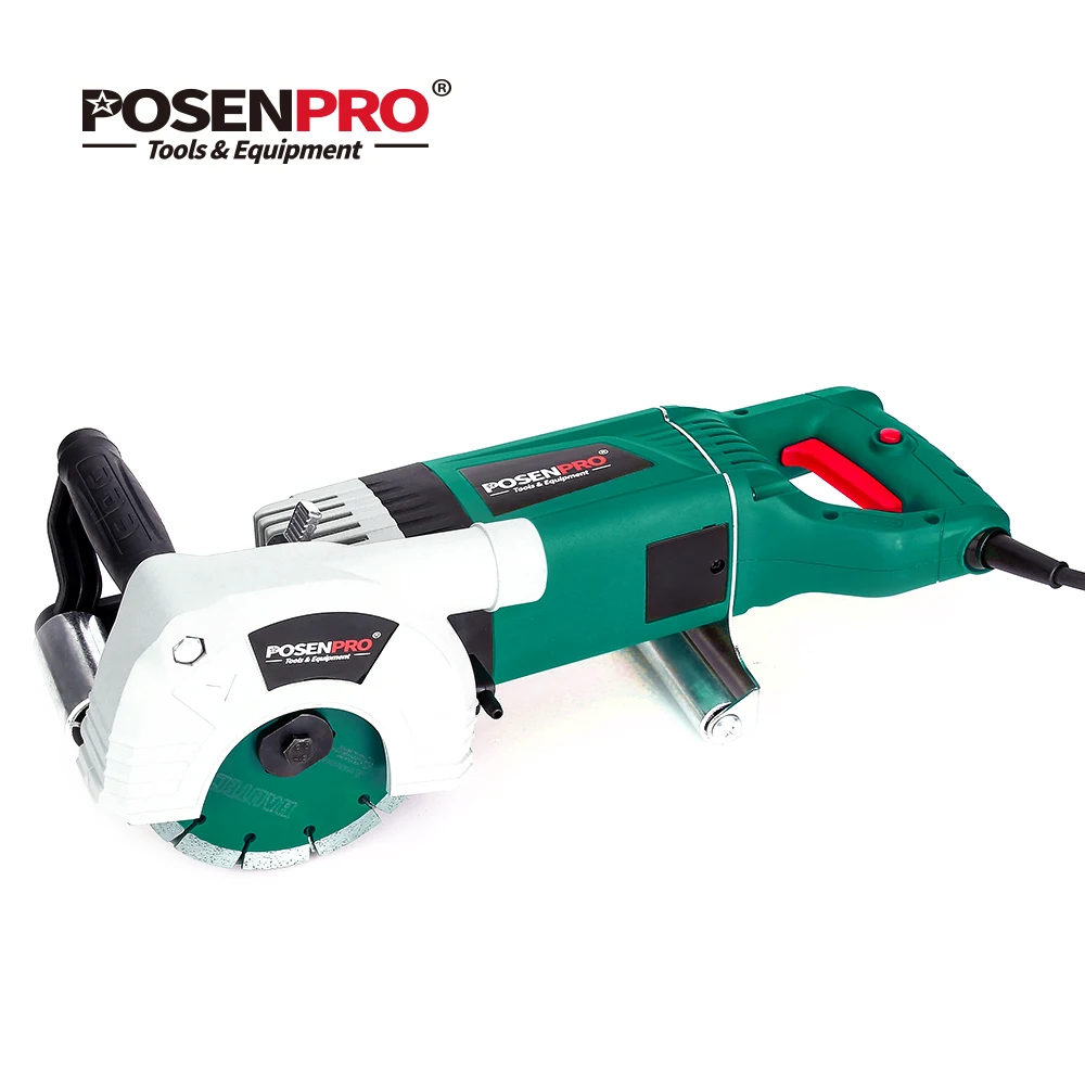 POSENPRO 2400 Вт электрическая машина для резки стен, многофункциональная настенная машина для кирпича и гранита, мрамора, 8,50 кг электроинструмент