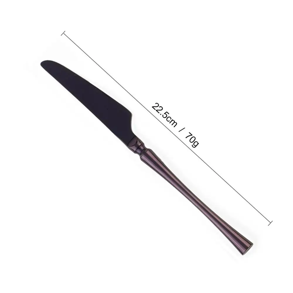 7-JANKNG-Purple-Cutlery-Set-304-Stainless-Steel-Blue-Dinnerware-Set-Dinner-Knife-Fork-Table-Fork-Black
