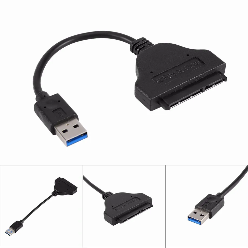 Nworld USB 3,0 до 2," SATA Ноутбук с внутреннего на внешний адаптер кабель конвертер Шнур Sata кабель жесткий диск HDD SSD