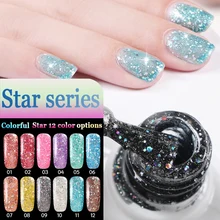 CNDSE10ML UV Gel Nail Polish Colorful Long-Lasting Soak-Off Led Gel Lak Lacquer Nail Gel Manicure Varnish Nail Art Gelpolish