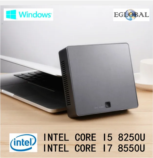 Супер Nuc мини ПК Intel i7 8550U четырехъядерный 8 потоков UHD Graphics 620 Поддержка win 10 HDMI AC wifi