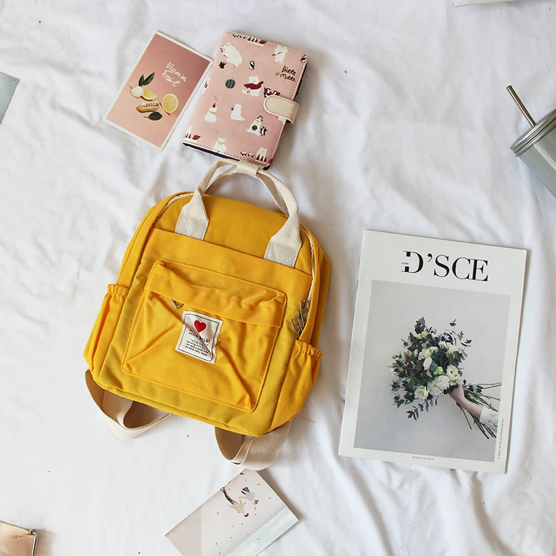  South Korea lovely ins soft bag female student Japanese Harajuku backpack small fresh ulzzang purpl - 32976164705