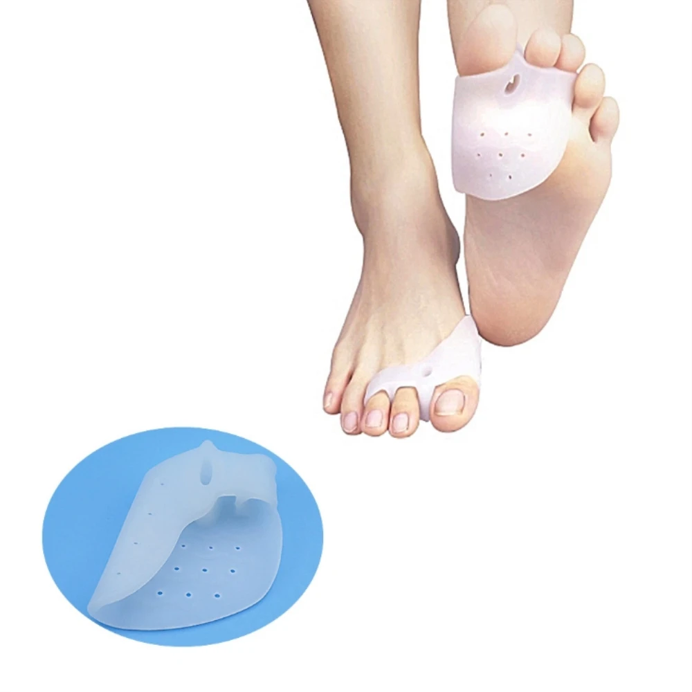 

1Pc Toes Bunion Corrector Gel Silicone Toe Separator Toes Straightener Hammer Pads Cushion Foot Relief Corrector For Foot Care