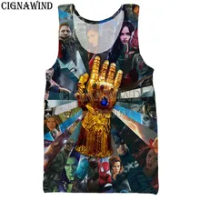 Новые летние топы Мститель танос жилет для мужчин/для женщин 3D печати жилеты повседневное Harajuku стиль Бодибилдинг уличная топы